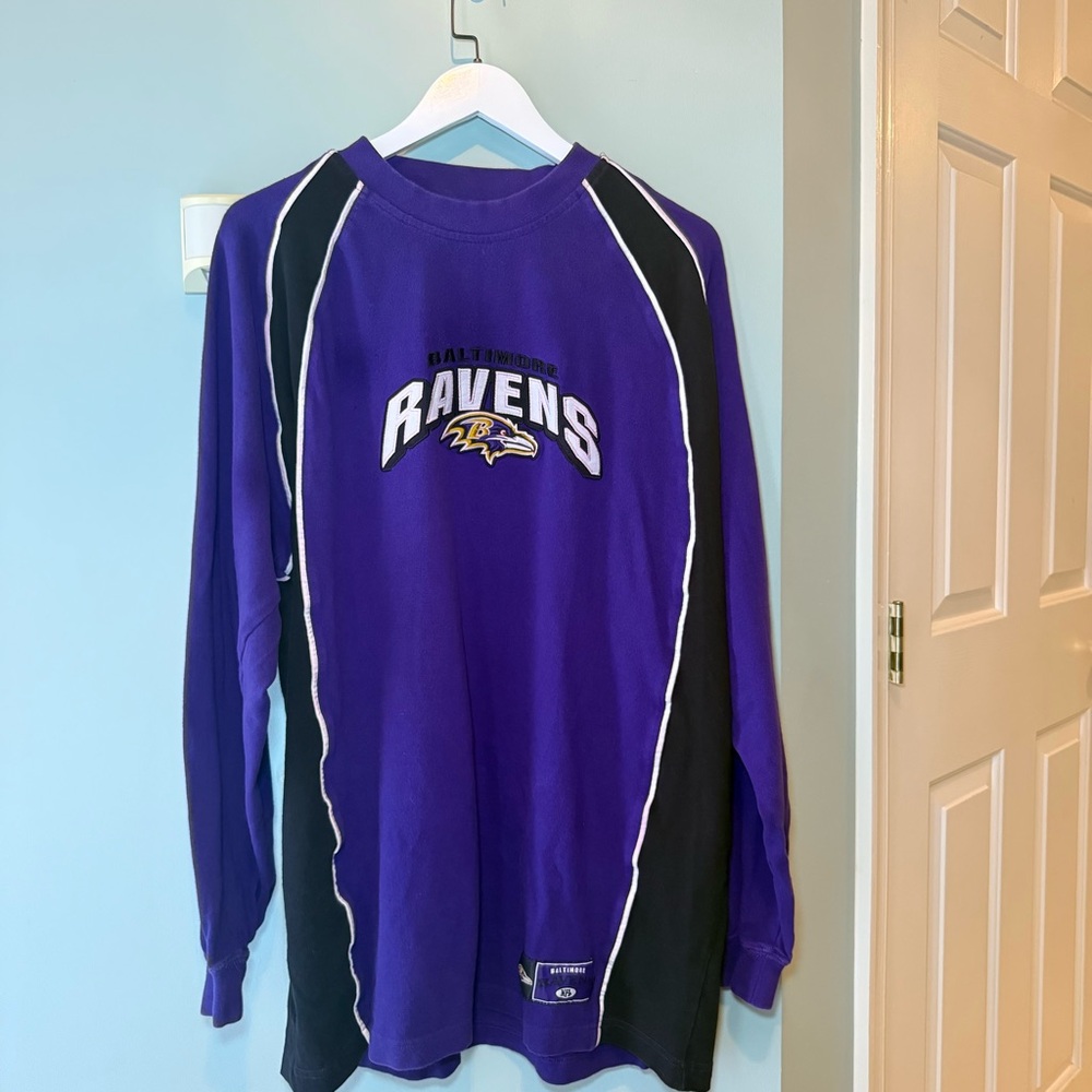Vintage Baltimore Ravens Purple Crewneck Sweatshirt
